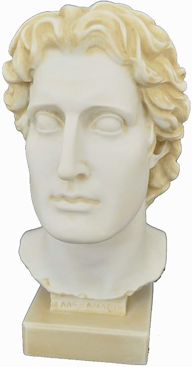 Estia Creations Alexander The Great Head Bust Aged Sculpture