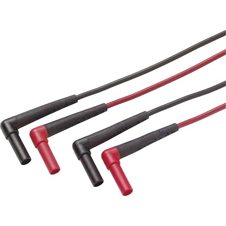 Fluke TL222 SureGrip Silicone Insulated Test Leads, Right Angle