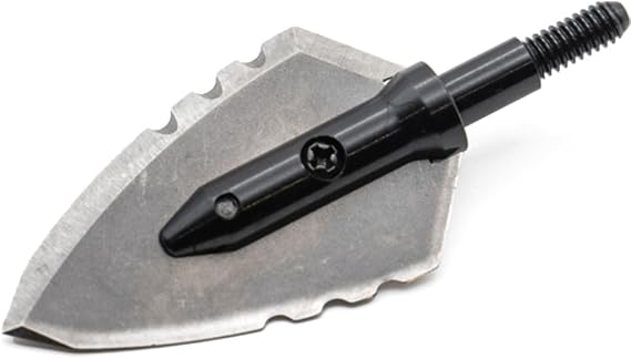 Magnus Single Bevel BuzzCut 2-Blade Arrow Broadhead (150 grain), Silver