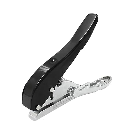 Uenhoy Metal Hole Punch 3/8" 10mm, Heavy Duty Puncher for ID PVC Cards