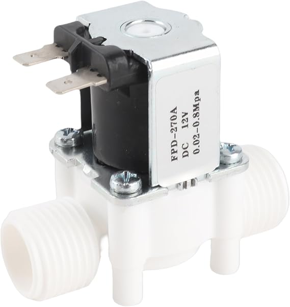 12V Solenoid Valve 1/2" Electric Water Valve Water Flowing Control Switch