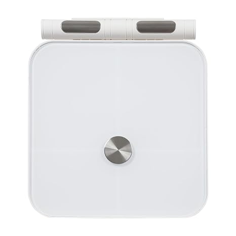 Smart Electronic Scale for Body Weight | 8-Eletrode Body Fat Scale | LED Display Multifunctional Weight Scale | With 25 Body Composition Analyzer APP Smart Management (0.1kg Precision, 32.7x29cm)