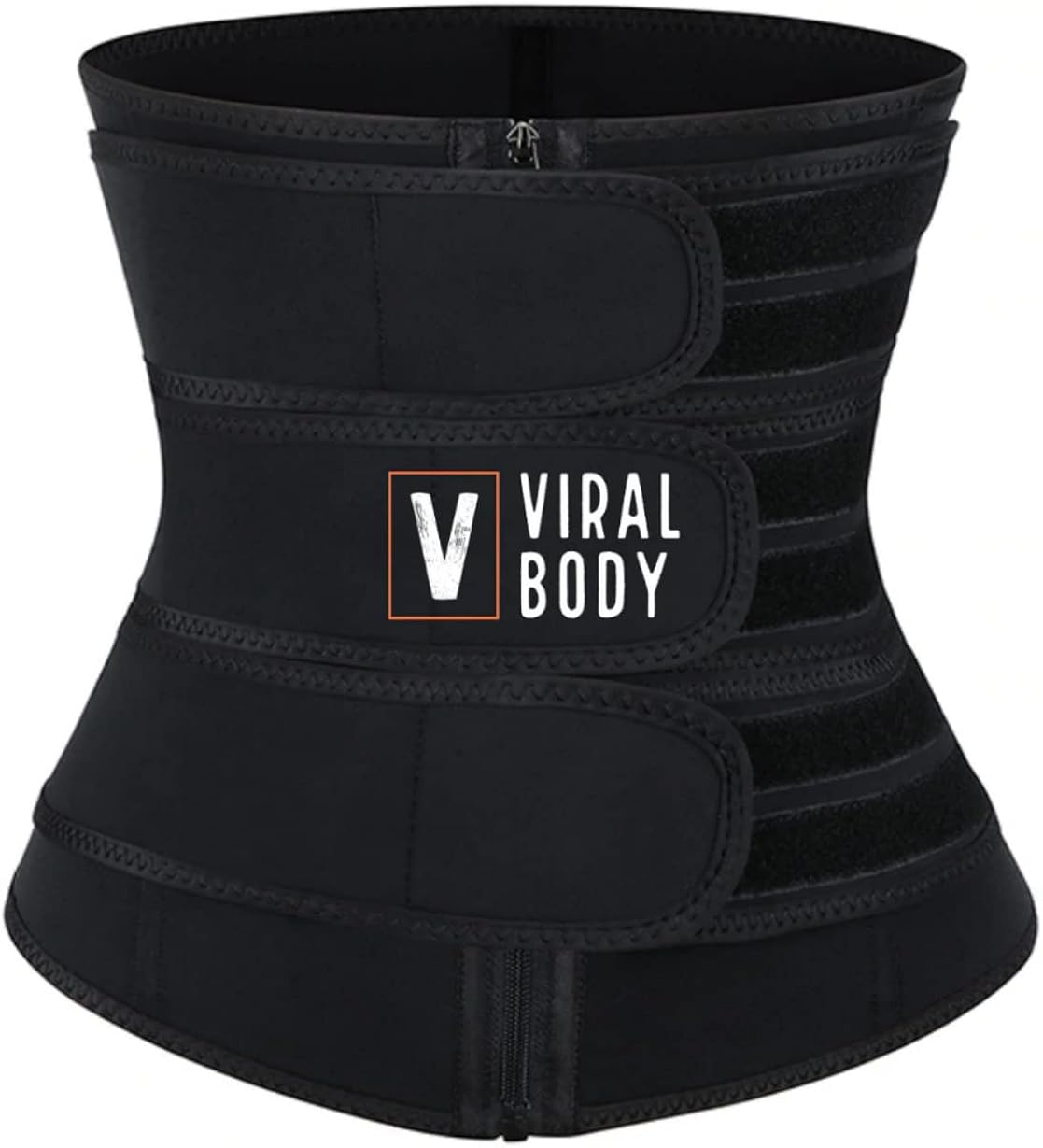 Viral Body Three Band Waist Trainer Custom Waist Cincher | Shapewear | Latex Waist Trimmer | Waist Slimmer and Sauna Belt