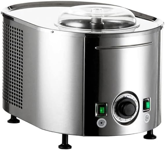 Musso Ice Cream Machine Lussino MINI 4080 Ice Cream Machine Stainless Steel Made in Italy