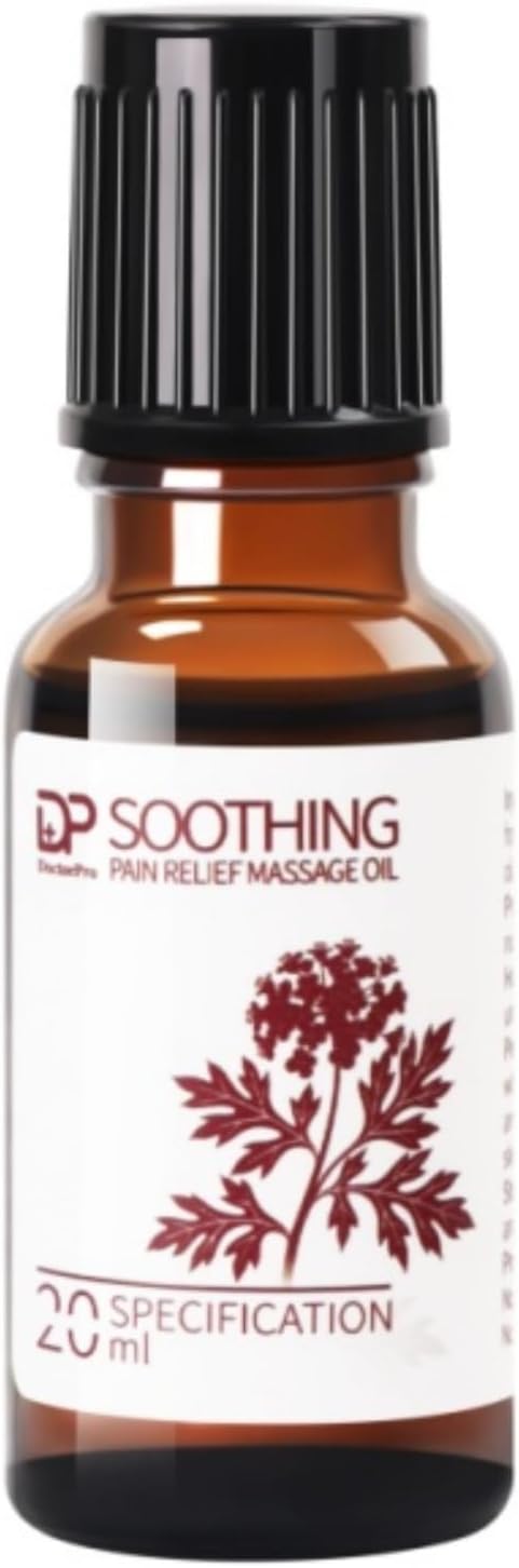 Natural Relief Massage Roll On Oil, Pure Botanical Essential Oil for Sore Joint & Muscle, Arthritis Discomfort Soothing for Knee Shoulder Hand, Non Greasy Portable Design (1PCS)