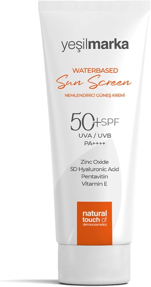 Yeşilmarka Water Based Moisturizing Sun Screen 50 SPF Sunscreen Cream