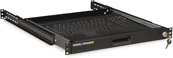Kendall Howard 1U Rackmount 4-Post Keyboard Tray