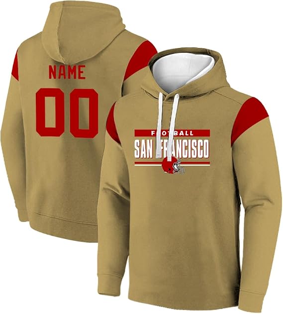 Hoodies Customized Apparel Personalized Any Name&Number Gifts for Men Kids Dad Fans