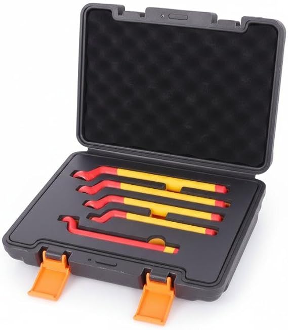 Insulated Box End Spanner Set 5 Piece 1000V VDE Electrical Tools EV