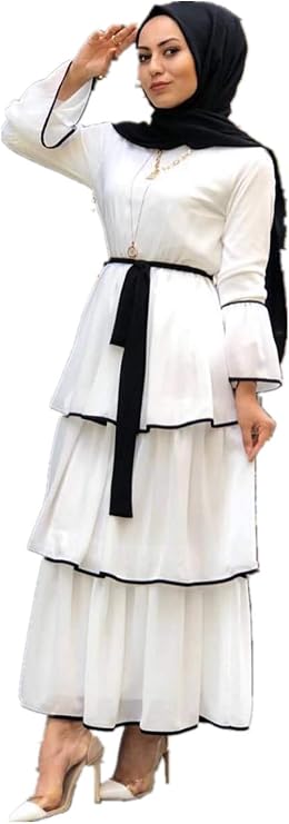 Elegant Muslim Dresses for Women Long Dress Women Abaya Dress Islamic National Robe