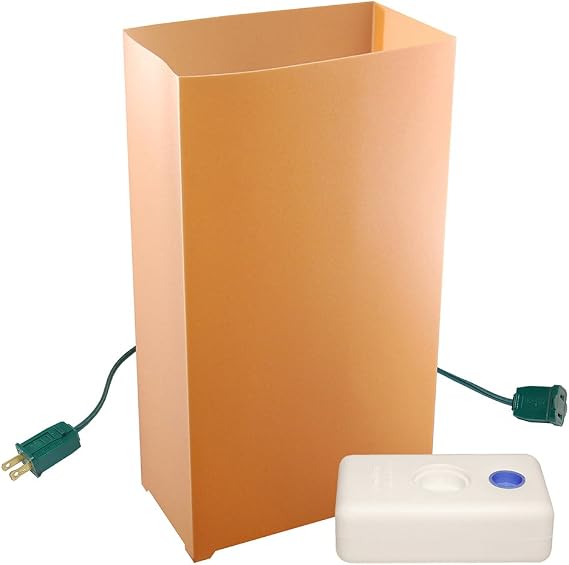 Lumabase 32310 Electric Luminaria Kit, Tan