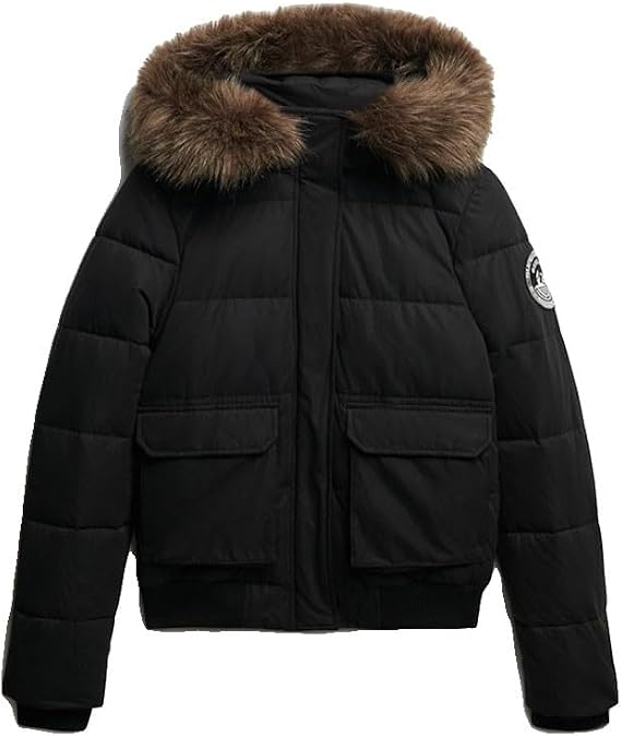 Superdry Everest Ella Bomber Jacket S Black