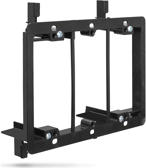 Fosmon Low Voltage Mounting Bracket with Screws, Triple 3 Gang - 1 Pack