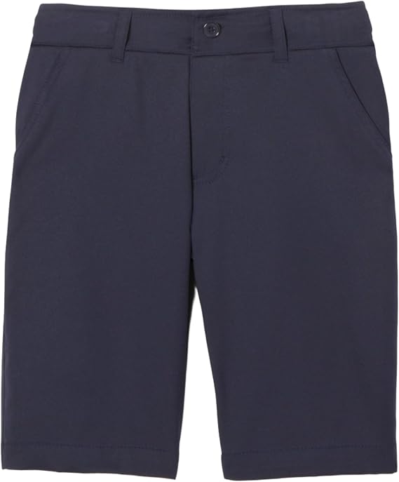 French Toast Boys' Flat Front Microfiber Performance Stretch Short