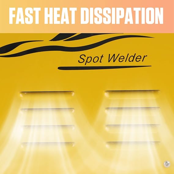 110V Stud Welder Spot Dent Puller 3KW Car Body Panel Repair Kit with 2 Welding Guns, 7 Modes Spot Stud Welding Machine Dent Puller