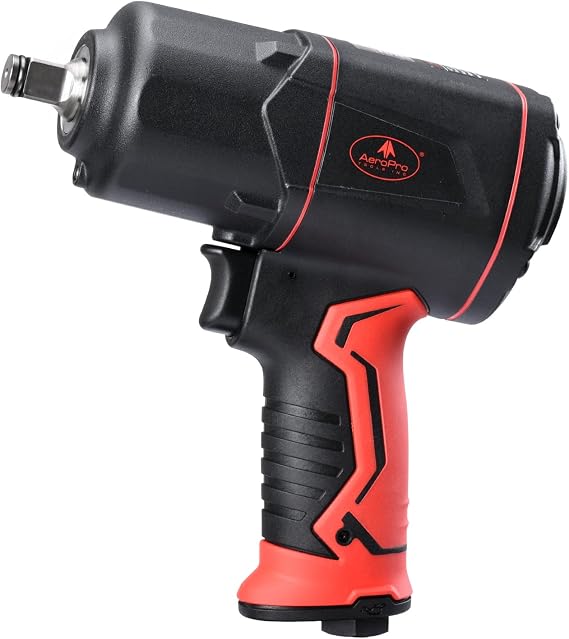 AEROPRO TOOLS 1/2-Inch Composite Air Impact Wrench Pneumatic Impact Wrench