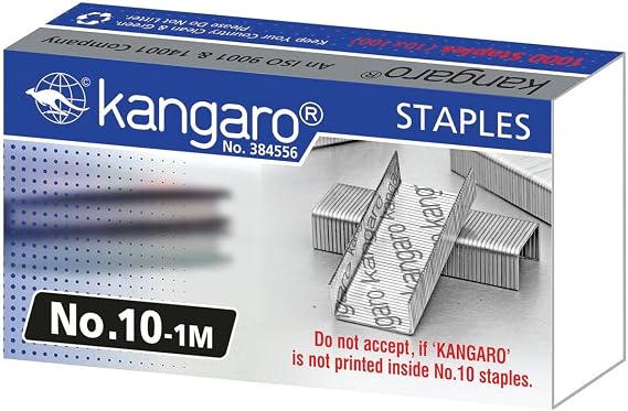 Kangaro KA101 M Staples Number 10 1 m Pack of 1000