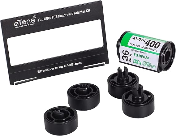 eTone Adapter Kit for Fujifim 690 6x9 Camera to 135 Medium Format Panorama Photo.