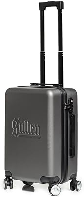 Sullen Blaq Paq Rhino Hard Case Roller Luggage Tattoo Travel Equipment Gray