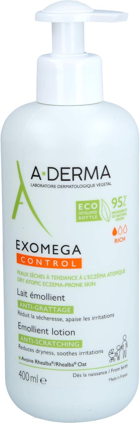 A-DERMA Exomega Control Emollient Lotion Anti-Scratching (400 ml)
