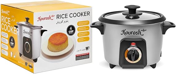 YEDI KOUROSH Persian Rice Cooker 4 Cup Tahdig Maker