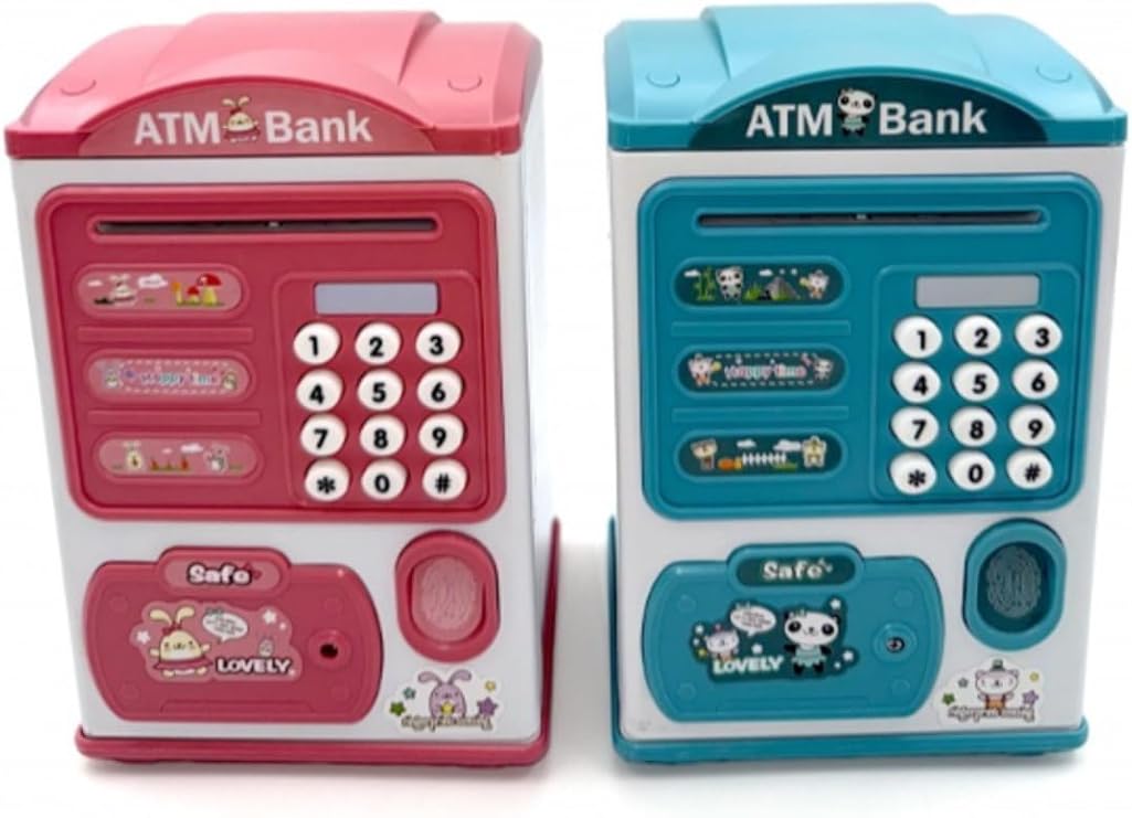 Sevimli Tasarımlı Şifreli Atm Kumbara