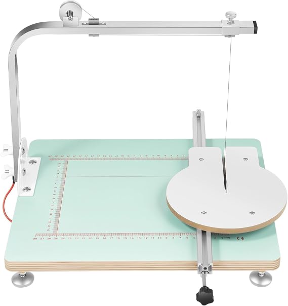 Hot Wire Foam Cutter Table, Foam Cutter Hot Wire Cutter Electric Tabletop Tool Foam Cutting Machine Styrofoam Cutter for Cutting, Forming and Sculpting Styrofoam and Other Foam Materials
