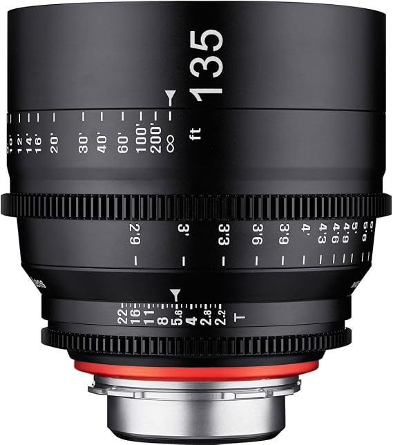 Rokinon Xeen 135mm T2.2 Professional Cine Lens for Canon EF Mount - Canon EF Black