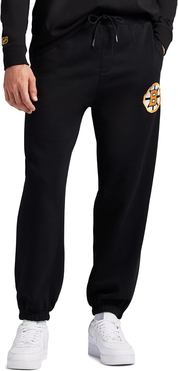 GAME 7 x NHL Men's Officially Licensed Casual Jogger Fleece Sweatpants with Pockets
