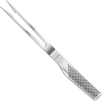 Global 6 Inch Carving Fork - Lightweight Japanese Stainless Steel, Made in Japan, G-13