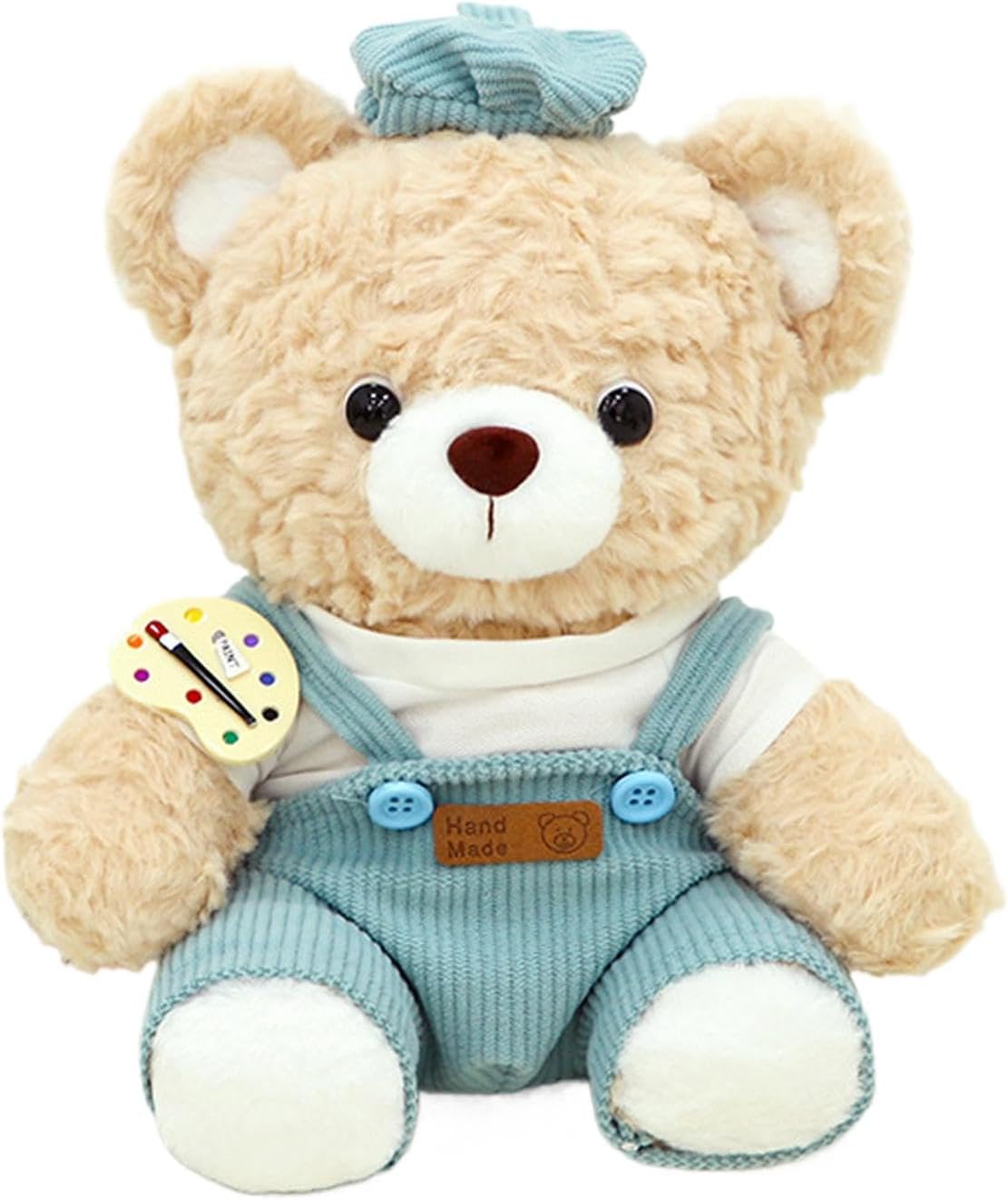 Bear Doll, Stuffed Bear, Adorable Soft Animal Plush Toy for Kids, Teens, Adults, Home, Studio, Car Decoration, Sleep Companion, 11.02 inches, Velvet
