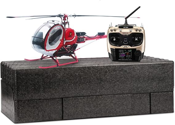 Remote Control Helicopter for Adults, ltitude Hold RC Helicopters with Gyro & LED Light, High Precision Remote Control Aircraft Outdoor Model with12 Channel, Gift for Adults