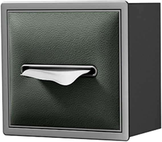 Stainless Steel Bathroom Niche, Recessed Shower Niche, Square Room Storage Shelf Recess for Shampoo/Toiletries, Waterproof Bathroom Wall Insert Shelve(Grey+Green 20x18x12.5cm)