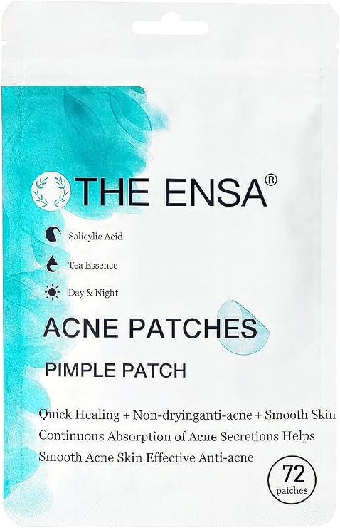 Pimple Patches for Face, Hydrocolloid Patches, Patch to Cover Zit & Blemishes, Spot Stickers, Invisible Spot Patches, Breakout-Fighting Dots (standard, 72, count)