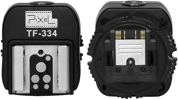 Pixel TF-334 Flash Hot Shoe Adapter for Converting Sony Mi to Canon/Nikon Flash with PC Port