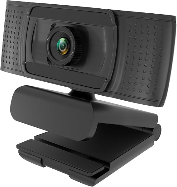 Full HD Webcam 1080P - Pro Web Camera with Digital Microphone for Ultimate Streaming Experience - USB Computer Camera for PC, Laptop, Desktop & Mac - Perfect for Skype, YouTube, More