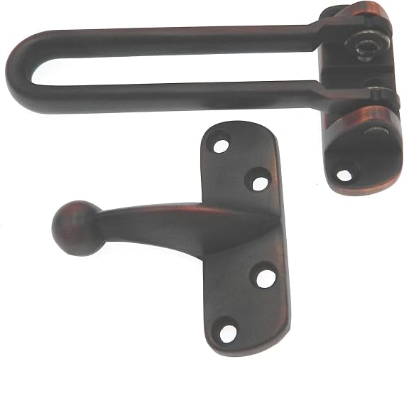 Warwick Swing Bar Door Guard Lock, Oil-Rubbed Bronze DA3006BZ