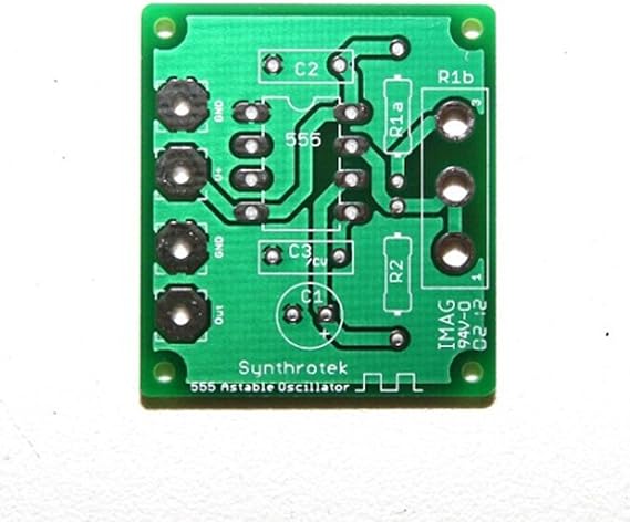 555 Timer Oscillator PCB