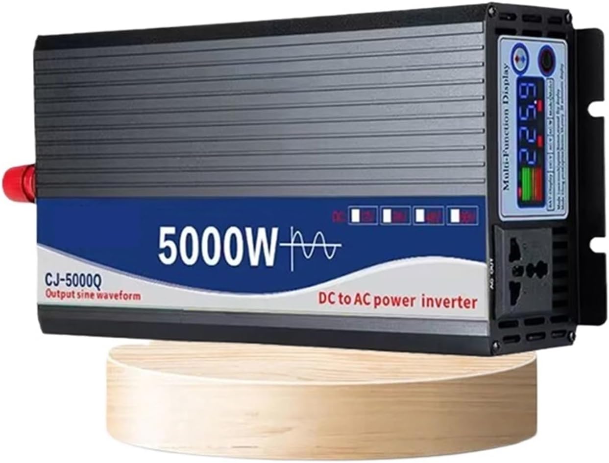 Pure Sine Wave Inverter DC 12V 24V 48V 60V to AC 220V Converter 3000W 4000W 5000W 50HZ 60HZ Automotive Power Car Solar Inverter Universal4000W,24V_220V60HZ