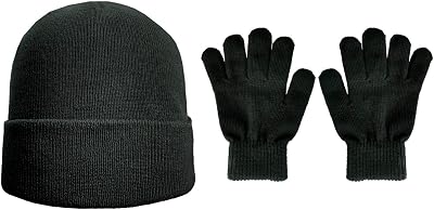 Boardman Recycled Repreve Beanie Hat Bundle with Matching Gloves 2 Items