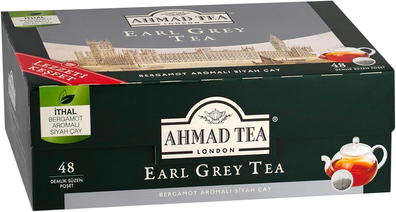Ahmad Tea Earl Gray Teapot Bag Tea (48's)