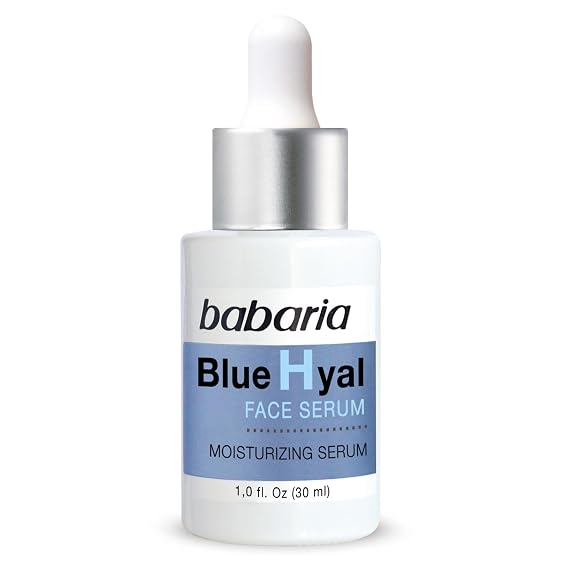 Babaria Hyaluronic Acid Face Serum - Intensely Hydrates and Smooths Your Skin - Nourishing and Plumping - Reduces Wrinkles and Fine Lines - Suitable for All Skin Types - 1 oz