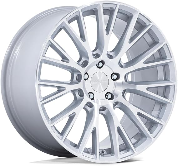 Rotiform LSE 19X10 5X120 7.07 40mm GLOSS SILVER W/ MACHINED FACE - RC201SD19104940