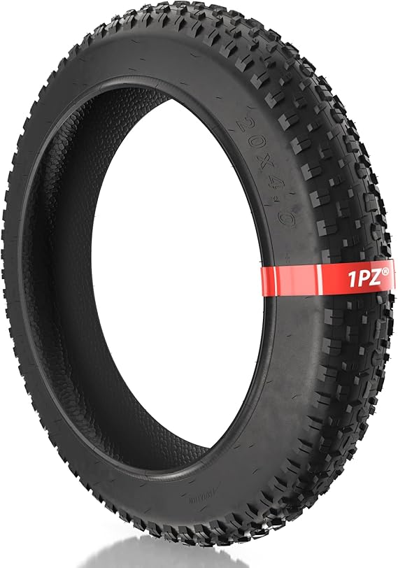 Fat Tire 20 x 4.0 Inch E-Bike Mountain Bicycle Tire Electric MTB Tire for Offroad or Trail Riding High-Performance Puncture-Resistant and All-Terrain Folding