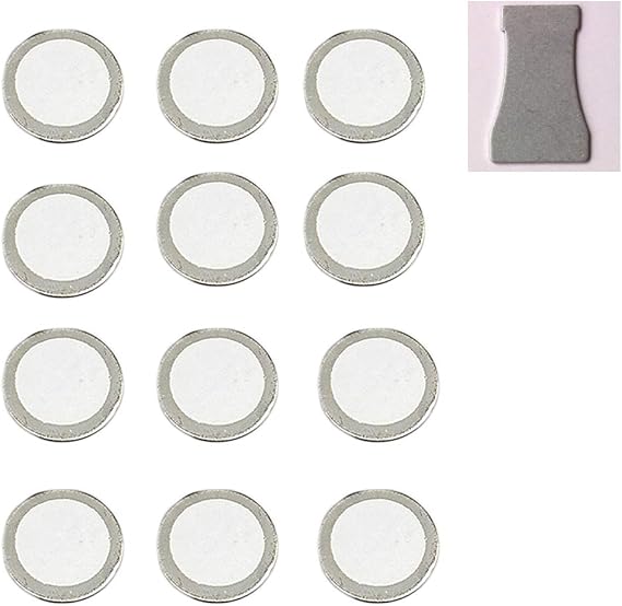 12 PCS Ceramics Discs 16 MM Ultrasonic Mist Maker Funtain Fogger Replacement Disk for Humidifier Accessories