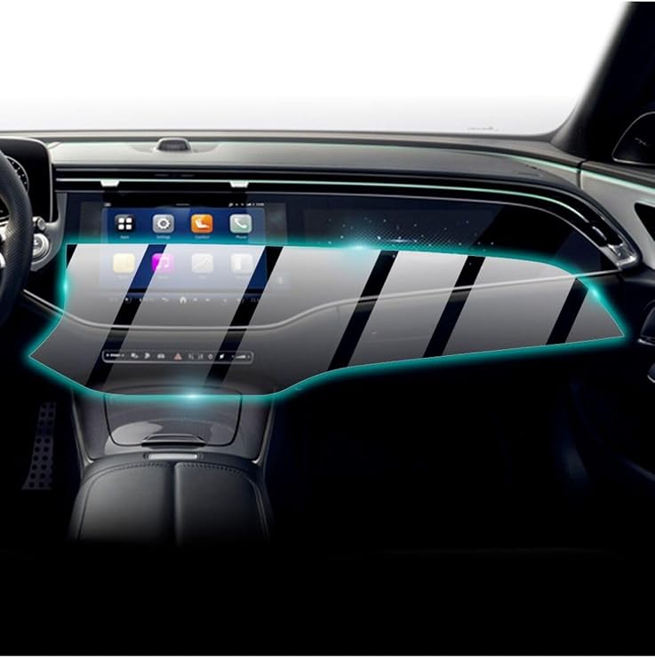 Mercedes ile uyumlu E Class 2024 2025 14.4" Navigasyon 12.3" Yolcu Ekranı 9H Nano Ekran Koruyucu