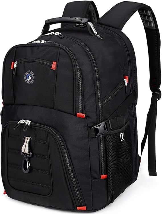 SHRRADOO Extra Large Travel Laptop Backpack for Men, Work College Backpacks