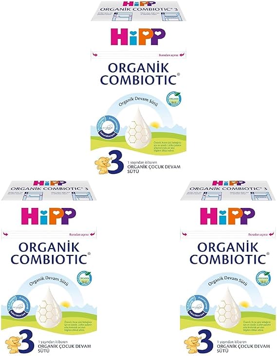 HiPP 3 Organic Combiotic Continuing Milk 600 G 3 pack
