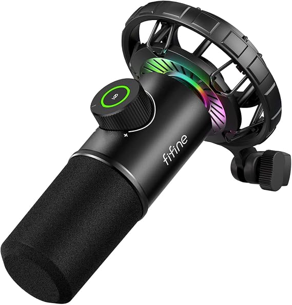 FIFINE K658 RGB USB Dynamic Microphone