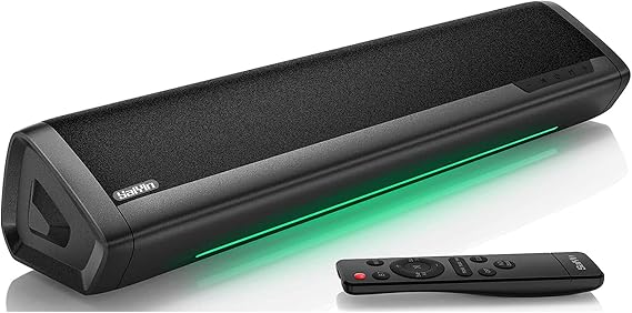 Saiyin 17" Bluetooth Sound Bar for TV, Volume Adjustment, Optical/AUX